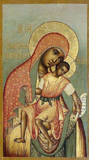 Simon Ushakov Our Lady of Eleus, oil painting image